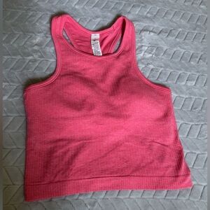 lululemon athletica Glaze Pink Ribbed Racerback Tank Top